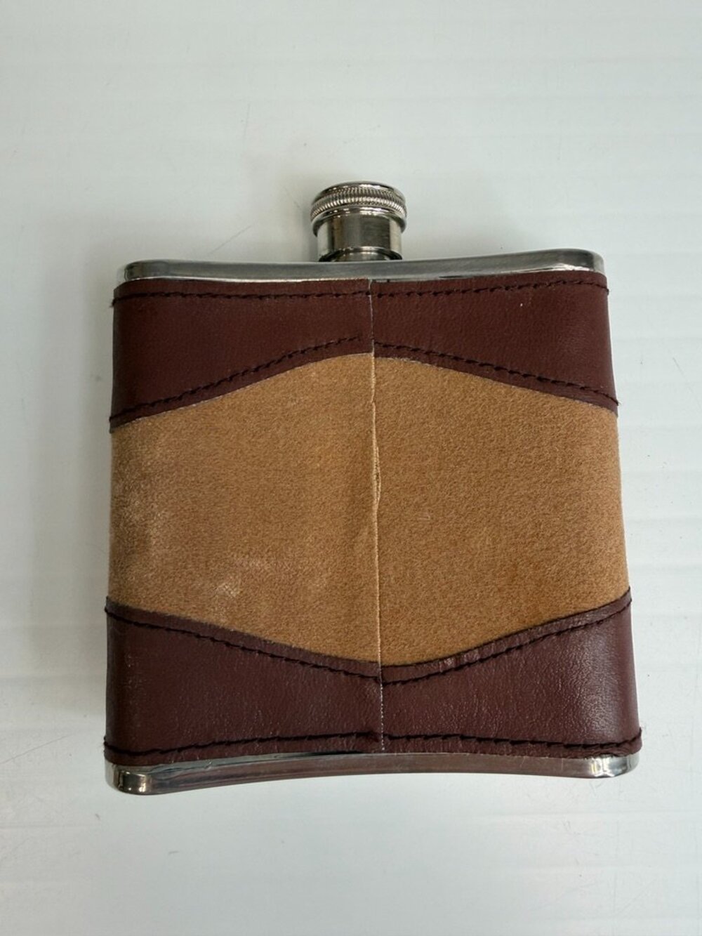 Wild Turkey Bourbon Flask Stainless Steel Holiday Cruise Work Party Collect Ni